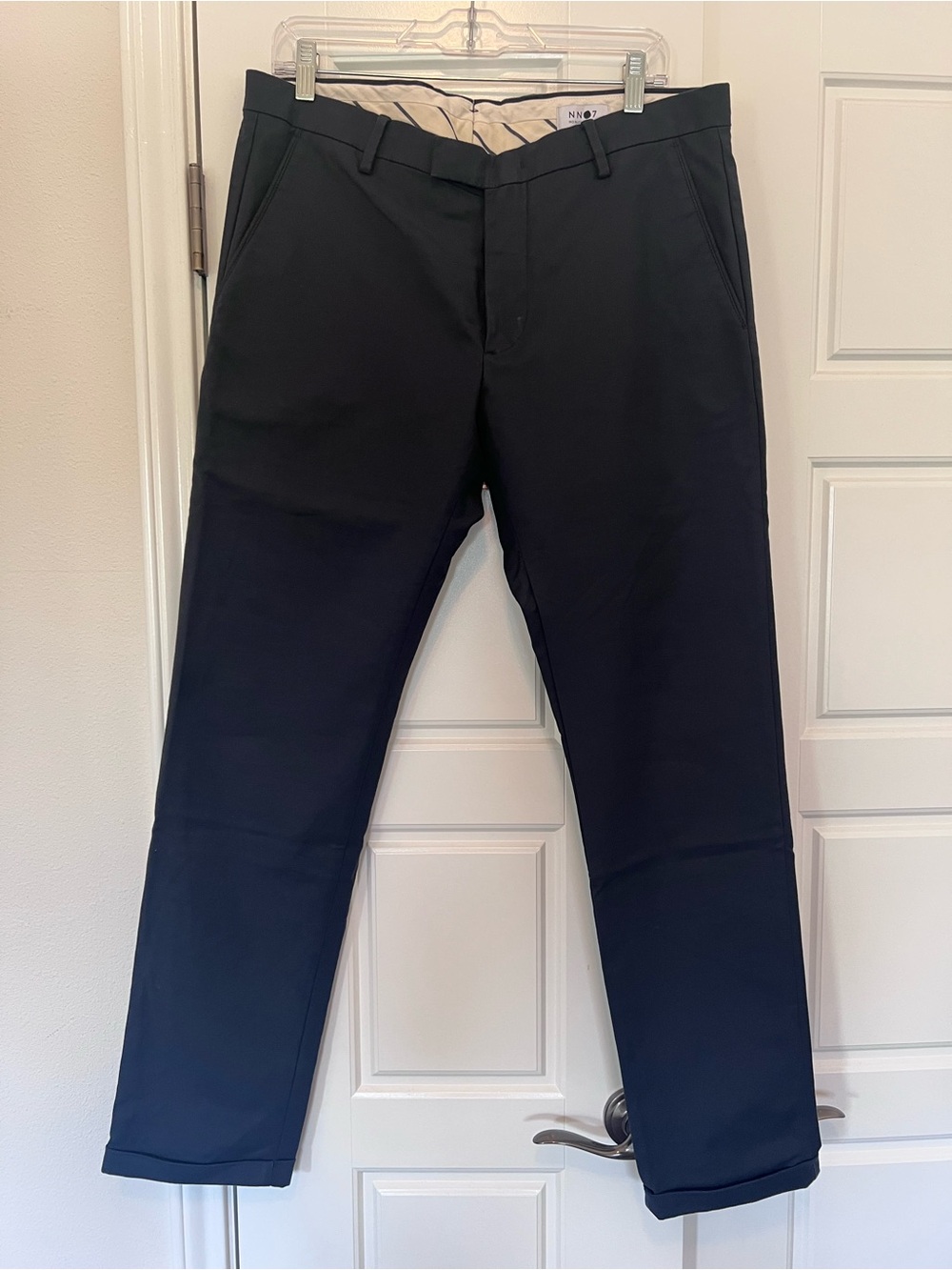 NN07 Men's Navy Chino Pants - Modern Straight Fit